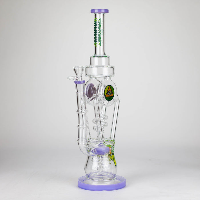 WENEED | 15" Infinity Tower Glass Bong Glass Bong WENEED® T-purple