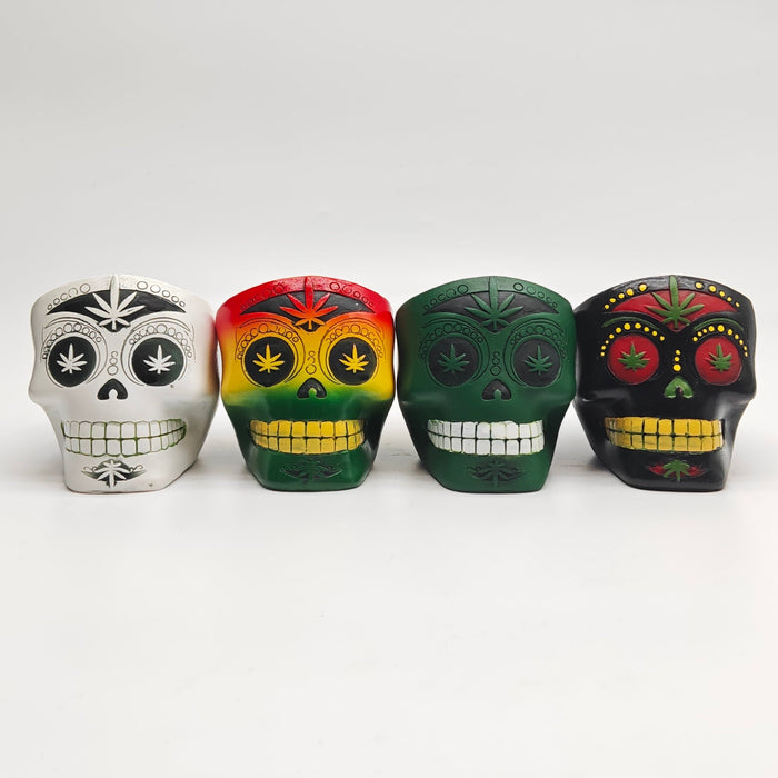 Calavera Leaf Ashtray Resin Ashtray Super Supplys Inc