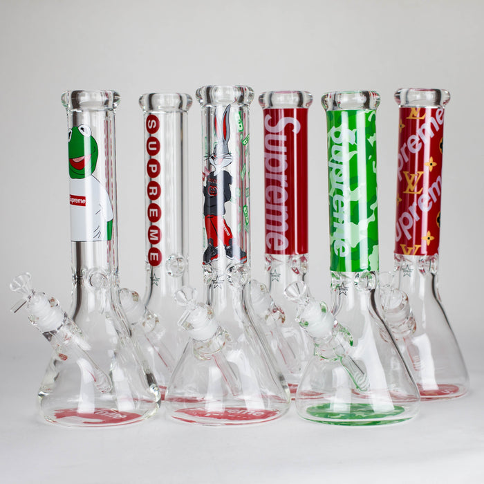 14" SUP Design 9mm glass Bong [PIP869] Glass Bong NIBO Distribution