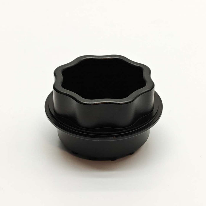 Fortune | 4 Parts Aluminum Grinder with Glass Jar Herb Saver Grinder Fortune