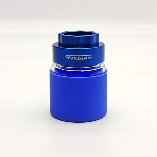 Fortune | 4 Parts Aluminum Grinder with Glass Jar Herb Saver Grinder Fortune Blue