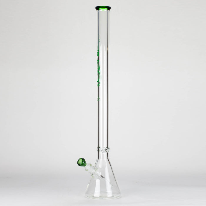 Genie | 30" 9mm glass beaker water bong Beaker Bong ONE Green