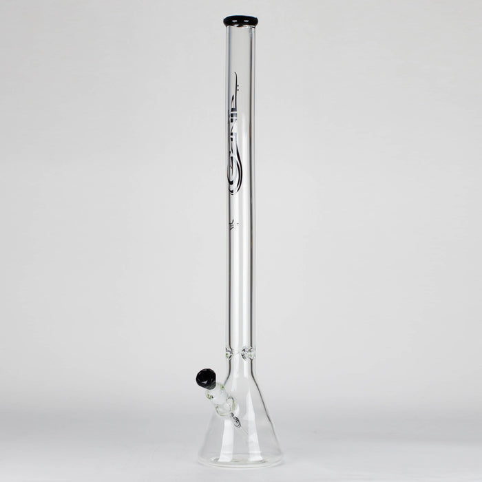 Genie | 30" 9mm glass beaker water bong Beaker Bong ONE Black