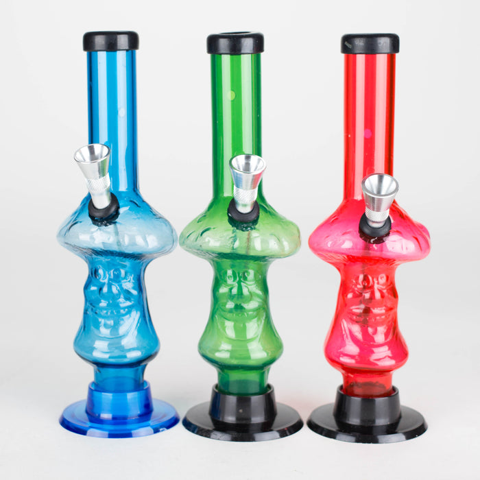 American Pipes | 1" x 8" Acrylic Waterpipe Acrylic Bong BG Sales Mushroom