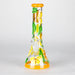 Z10" 3D Glass Bong With Orange Design Glass Bong 777 Smoke