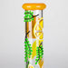 Z10" 3D Glass Bong With Orange Design Glass Bong 777 Smoke