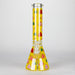 Z14" 7mm Glass Bong With Heart Design Glass Bong 777 Smoke