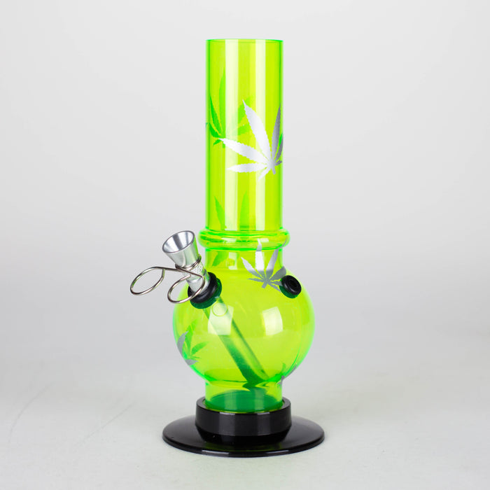 Acrylic 8" Water Pipe [PIP544] Acrylic Bong NIBO Distribution Green