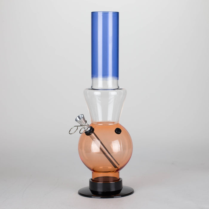 Acrylic 12" Water Pipe Mixed Color [PIP286] Acrylic Bong NIBO Distribution Red