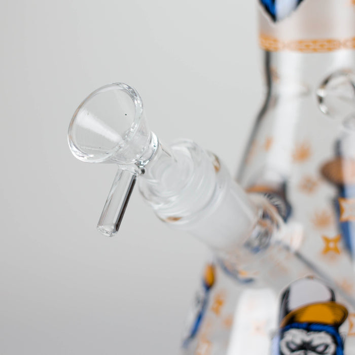 10" Gorilla Designs Glow In The Dark beaker bong In the Box [PIP302] Glass Bong NIBO Distribution