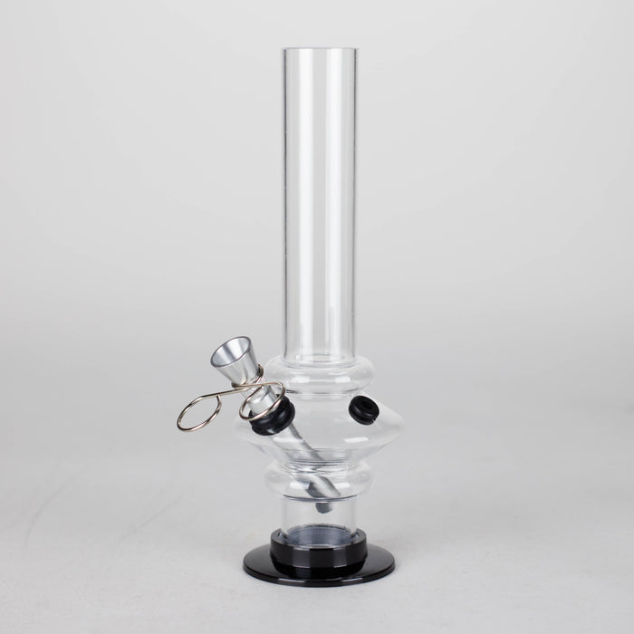 Acrylic 8" Water Pipe [PIP2846] Acrylic Bong NIBO Distribution Clear