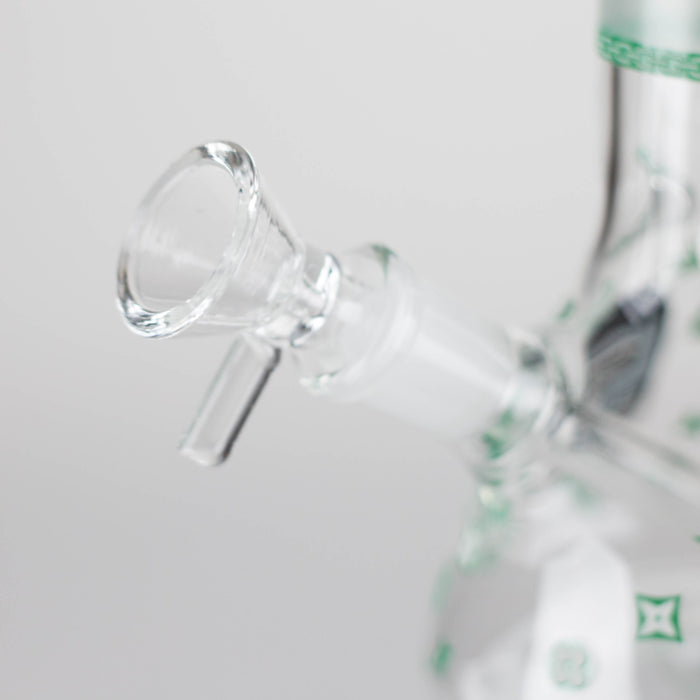 8.5" Gorilla Designs Glow In The Dark beaker bong In the Box [PIP301] Glass Bong NIBO Distribution