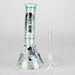 8.5" Gorilla Designs Glow In The Dark beaker bong In the Box [PIP301] Glass Bong NIBO Distribution