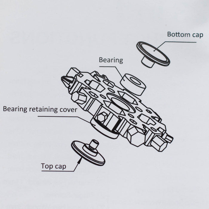 Xtreme | Pocket Star 23 in 1 Snowflake Multi-Tools [XTR-HKN044] Multi Tool · Accessory Canadian Distributor