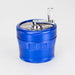 60mm 4 Part Grinder, With Grinding Gear on Top and Black Color [CN6402] Regular Grinder Canadian Distributor Blue (A)
