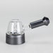 5" Pipe -Aluminum+Glass, Flat Base Black Color [YD2000] Glass Pipe Canadian Distributor
