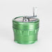 60mm 4 Part Grinder, With Grinding Gear on Top and Black Color [CN6402] Regular Grinder Canadian Distributor Green (C)
