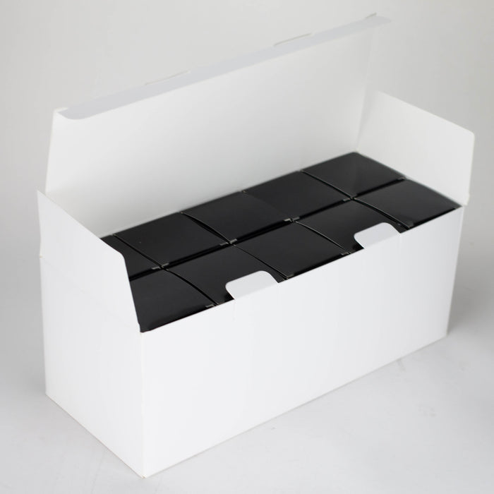 6" Skull Base Mini Glass Bong Metallic Finish Box of 10 [BLMIN-05-4] Glass Bong Canadian Distributor