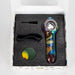 5" Pipe Metal Small Silicone Pill Case Inside - Rainbow [YD2083] Nectar Collector Canadian Distributor