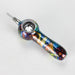 5" Pipe Metal Small Silicone Pill Case Inside - Rainbow [YD2083] Nectar Collector Canadian Distributor
