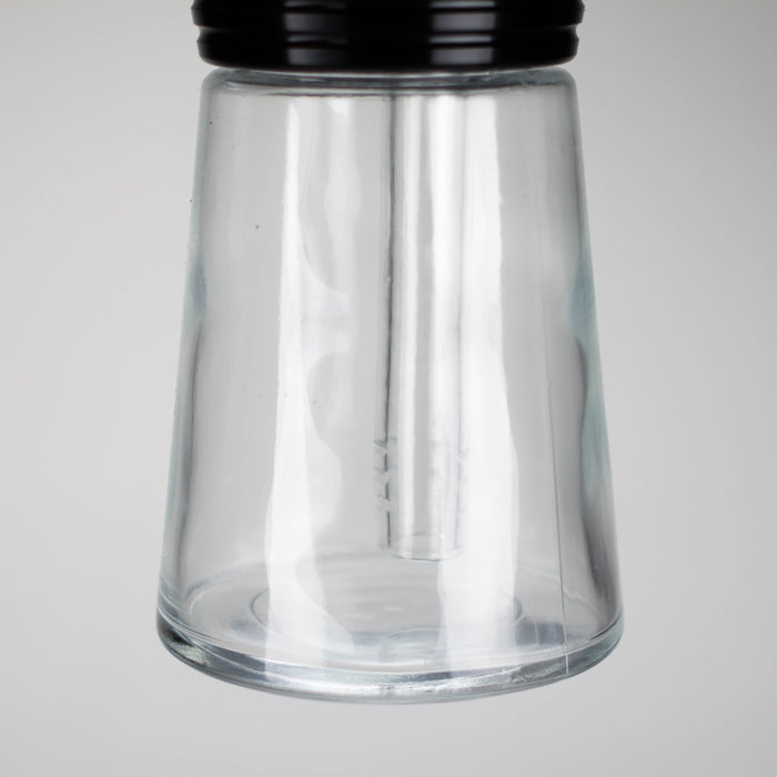6" Glass Bong with Aluminum Cap [YD2092] Glass Bong Canadian Distributor