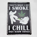 TRIM QUEEN | 420 VINTAGE SIGNS Flag · Sign Trim Queen I SMOKE I CHILL