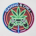 TRIM QUEEN | 420 VINTAGE ROUND SIGNS Flag · Sign Trim Queen GAMING CHILL