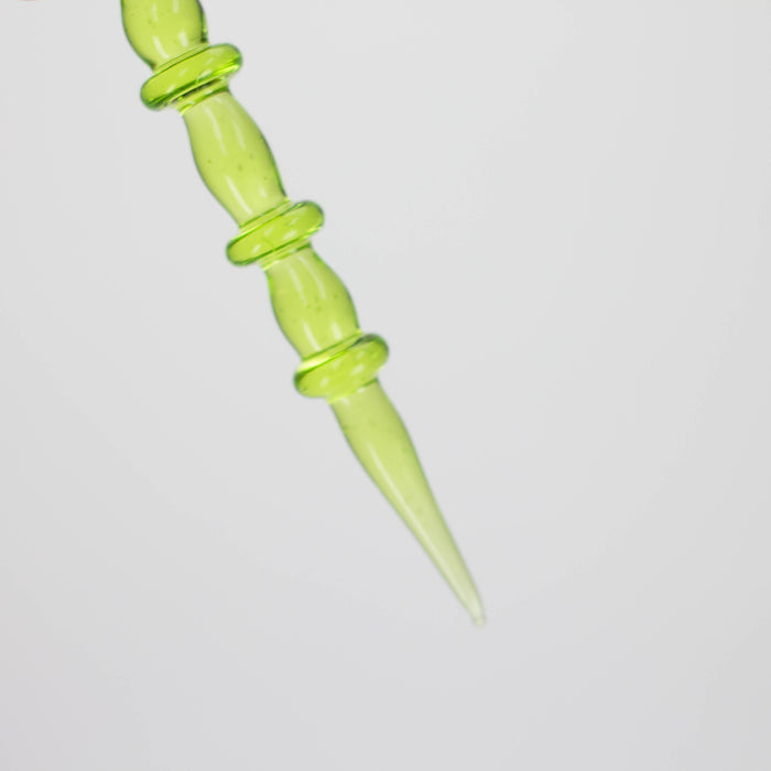 Shine glassworks | coloured Dabber with Dichro End-Made In Canada Cap · Dabber · Insert · Clip · Nail Smoking Cat Distribution