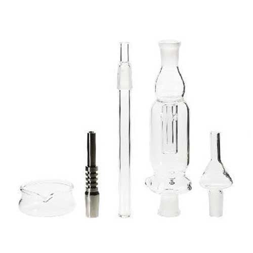 6" 14mm Nectar Collector Set + Dish Nectar Collector PINNACLE DISTRIBUTORS INC.
