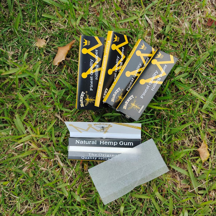 HORNET | Black Single Wide Size Rolling Paper - 50 packs Single Wide Size Super Supplys Inc