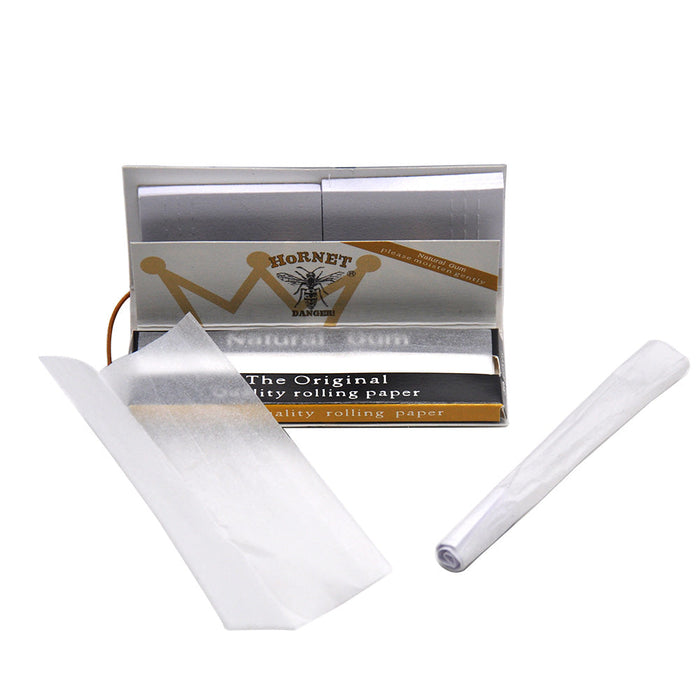HORNET | Black 1-1/4 Size Rolling Paper With Tips 1 - 1/4" Size Super Supplys Inc