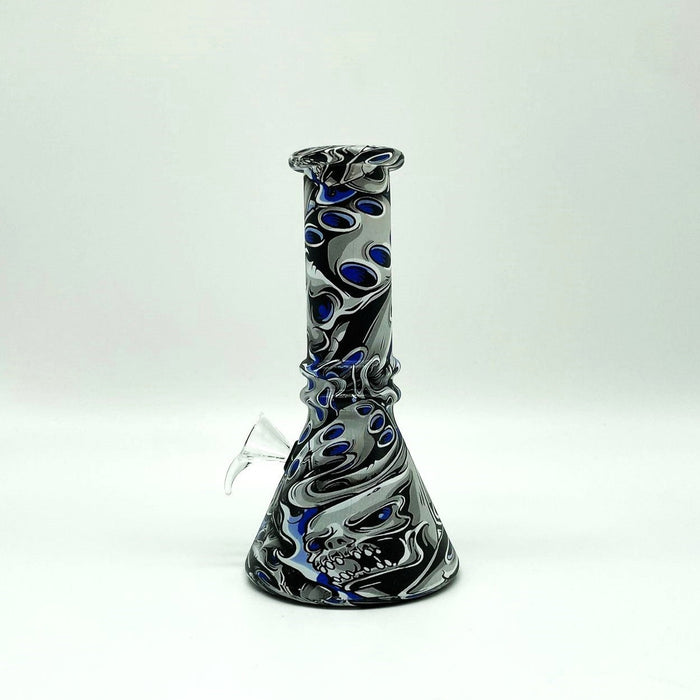 6" Multicolor Mini soft glass water bong Assorted Designs [PIP411] Glass Bong NIBO Distribution