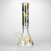 14" Yellow Family Cartoon 9 mm glass bongs [PIP789] Glass Bong NIBO Distribution Design E