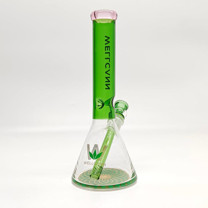 10" 5mm Accent Thickened Beaker [WE-10] Glass Bong Super Supplys Inc