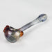 Shine Glassworks | Frit Pipe with coloured Accents - Made in Canada Glass Pipe Smoking Cat Distribution