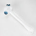 Shine Glassworks | Frit Pipe with coloured Accents - Made in Canada Glass Pipe Smoking Cat Distribution White