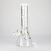 Tech Tubes | 12" 9mm Beaker Glass Bong Glass Bong Maq Distributors White