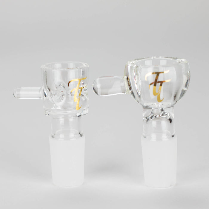 Tech Tubes | 14" Circ Cannon Clear Glass Bong Glass Bong Maq Distributors