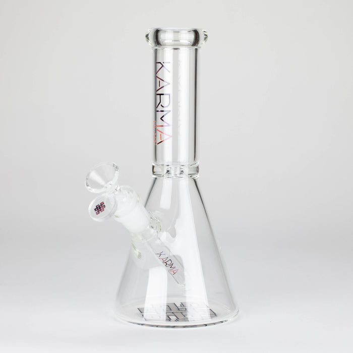 Karma | 9" Skinny Beaker Glass Bong Glass Bong Maq Distributors