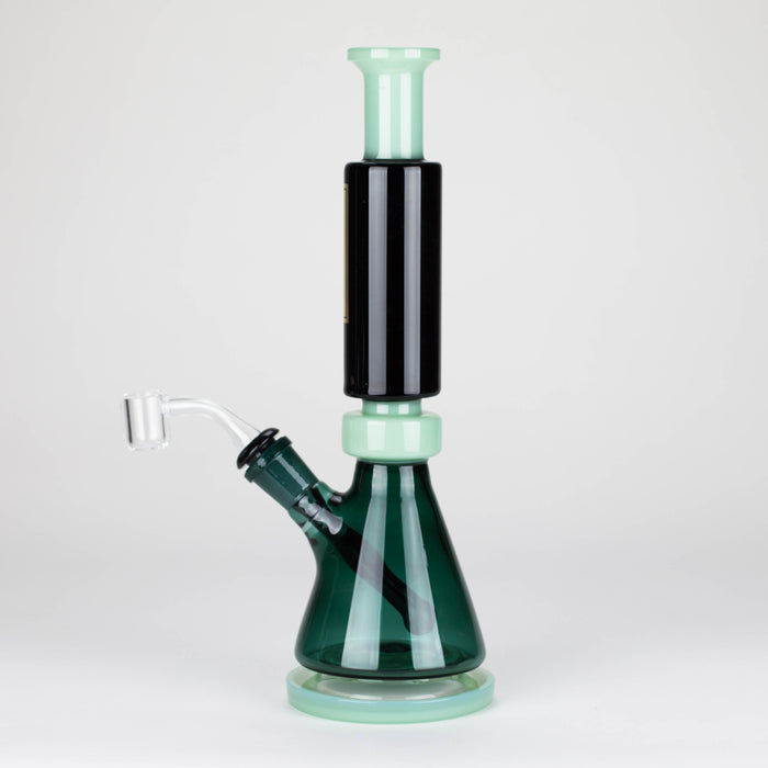 BoroSci | 10" Retro Mini Beaker with Banger Glass Rig Glass Rig Maq Distributors