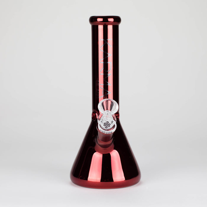 Karma | Glass Bong 9" Beaker Metallic Glass Bong Maq Distributors