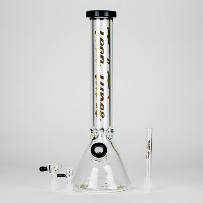 Tech Tubes | 16" 9mm Beaker Glass Bong Glass Bong Maq Distributors