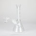 Karma | 7" Sandblasted Beaker Glass Dab Rig Glass Rig Maq Distributors