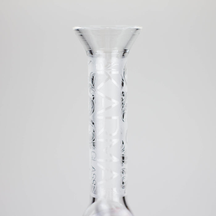 Karma | 7" Sandblasted Beaker Glass Dab Rig Glass Rig Maq Distributors