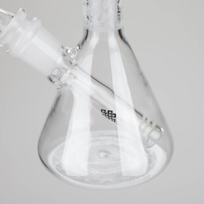 Karma | 7" Sandblasted Beaker Glass Dab Rig Glass Rig Maq Distributors