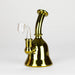 Karma | 6" Metallic Gold Kettle Glass Dab Rig Glass Rig Maq Distributors