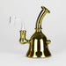 Karma | 6" Metallic Gold Kettle Glass Dab Rig Glass Rig Maq Distributors