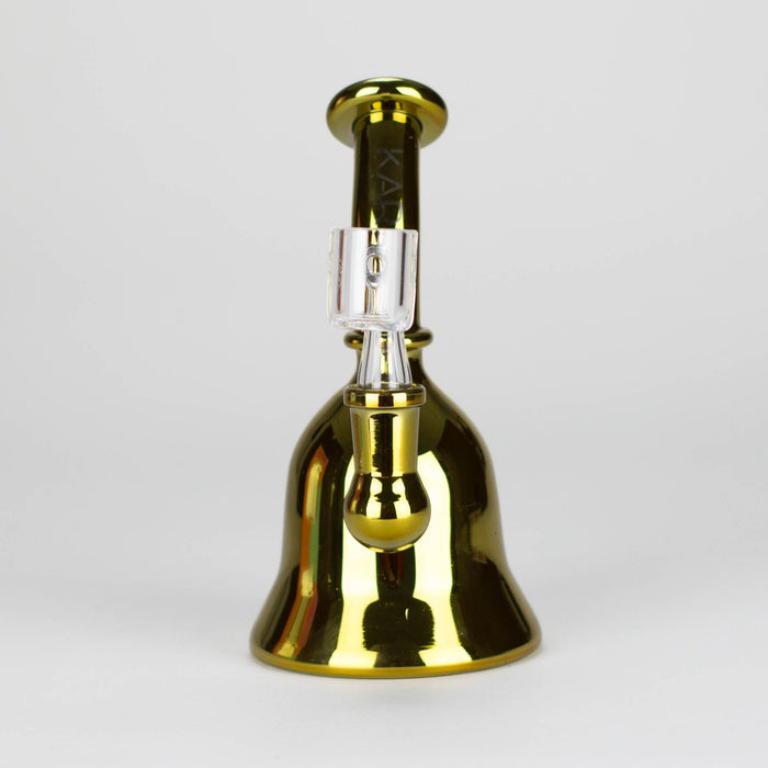Karma | 6" Metallic Gold Kettle Glass Dab Rig Glass Rig Maq Distributors