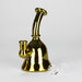 Karma | 6" Metallic Gold Kettle Glass Dab Rig Glass Rig Maq Distributors