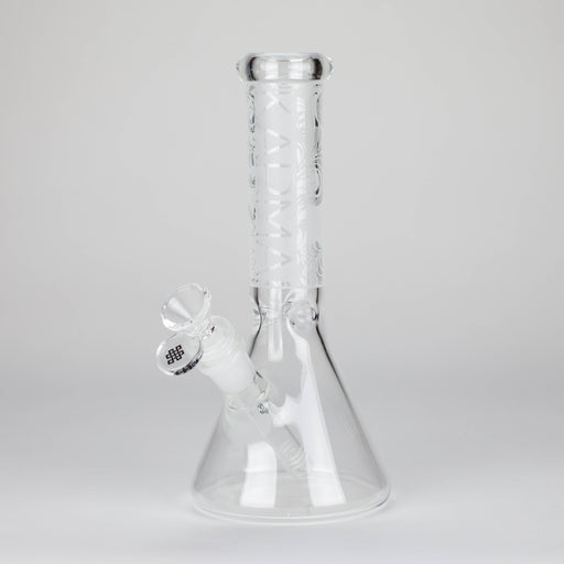 Karma | 9" Beaker Sandblasted Glass Bong Glass Bong Maq Distributors